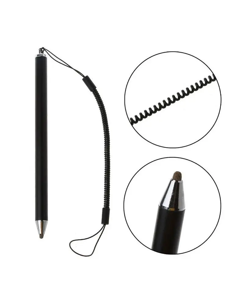 드로잉펜 분실 방지 랜야드 터치 스크린 정전식 스타일러스 펜, 섬유 스타일러스 메쉬 마이크로 섬유 팁 펜, 안드로이드 스마트폰 태블릿용