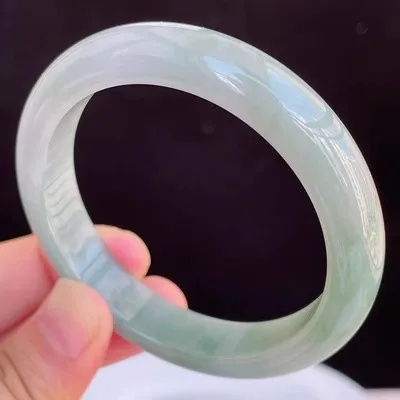 

Natural Myanmar Jade 54mm-62mm bracelet exquisite princess bracelet to send girlfriend to send mother Hetian jade