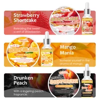 Combinaison de glaçage pour le corps et d'huile pour le corps, diverses saveurs, Lotion pour le corps hydratante et hydratante Non grasse, Massage 6