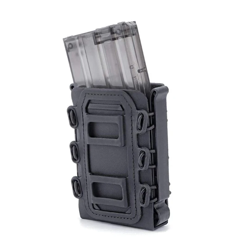 Hunting 5.56 7.62 9mm Magazine Pouch Molle Scorpion Fast Mag Quick Release AR15 Mag Holster Case Box with Molle Waist Belt Clip magazine pouch