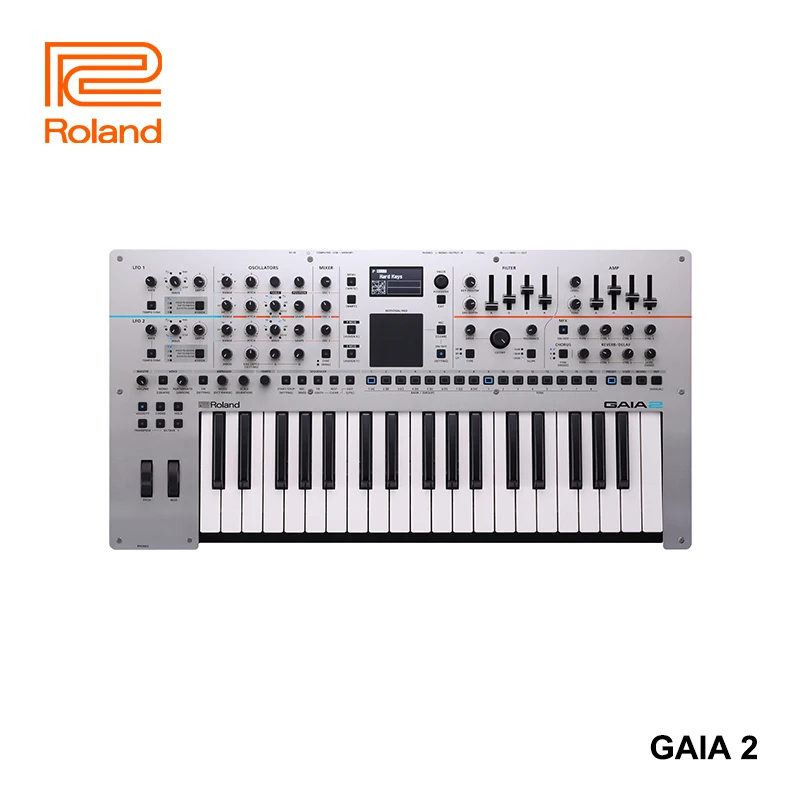 Roland Gaia 2 Sintetizzatore Per Tastiera Digitale Analogico Virtuale A 37 Tasti Con Display Oled Pianoforte Musicale Professionale