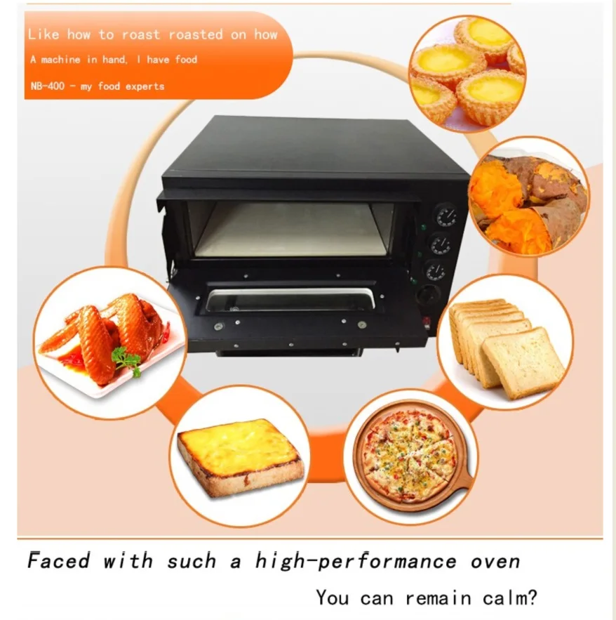 NB300 Factory Direct Price Pizza Oven Baker for Home and Small Business Oven Dual Deck Toaster for Bread/cake/biscuits