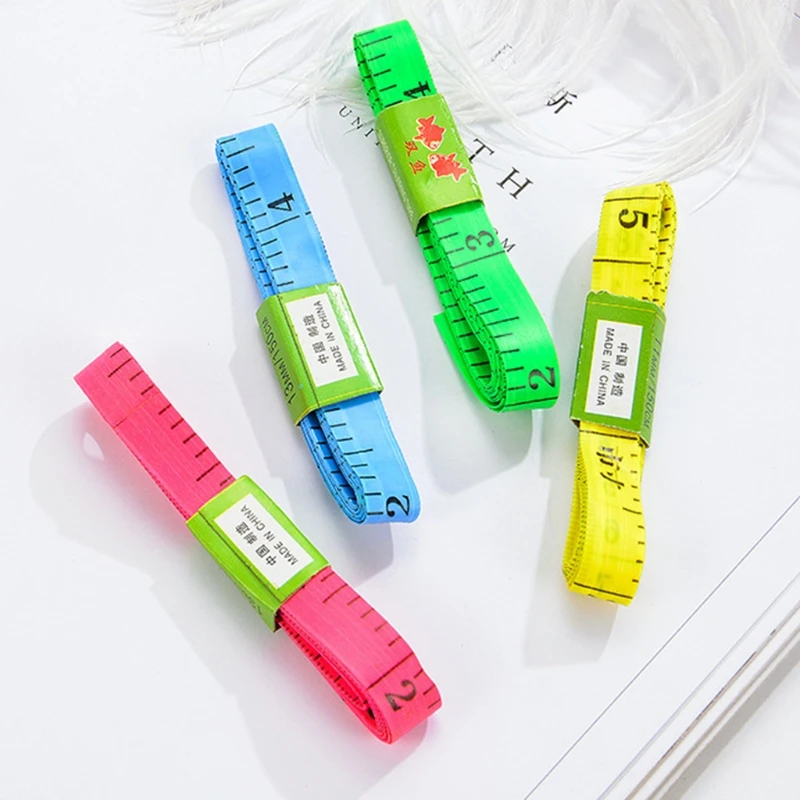 

150cm/60" Body Measuring Household Stationery Tape Ruler Centimeter Plastic Soft DropShipping