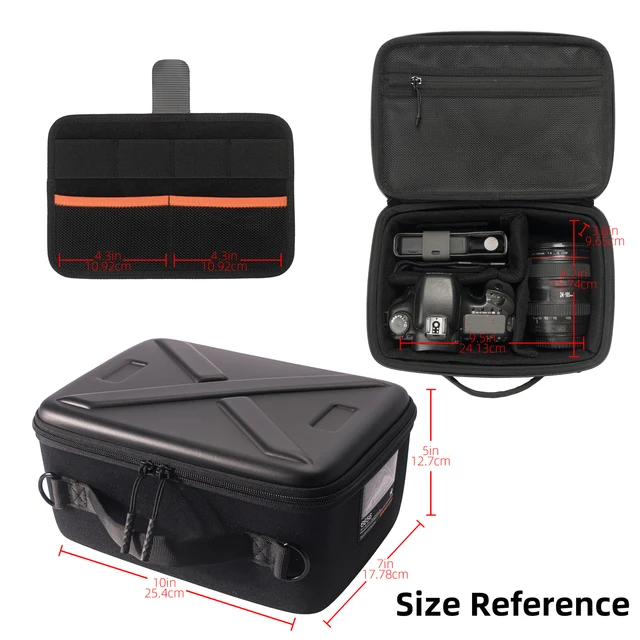 Besnfoto X-01 Hard Shell Waterproof Camera Bag Shockproof Travel Case for DJI Drone DSLR Mirrorless Camera with Custom Dividers 2