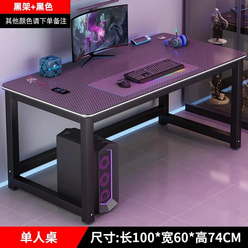 thumbnail image 1 of Mesa doble de escritorio, escritorio para ordenador, dormitorio de juegos, mesa ergonómica de lujo, arte moderno, sala de estar, muebles chinos, 1 of 4