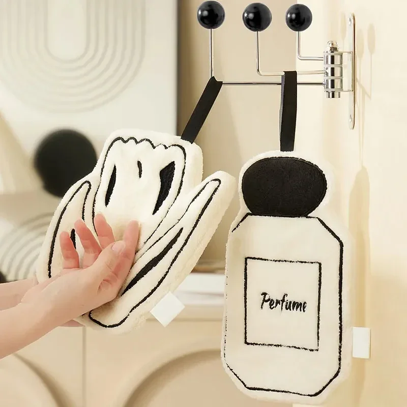 Hand Towels Kitchen Towel Hand Towel White Absorbent Double-layer Thick Wiping for Home Bathroom Tentacles
