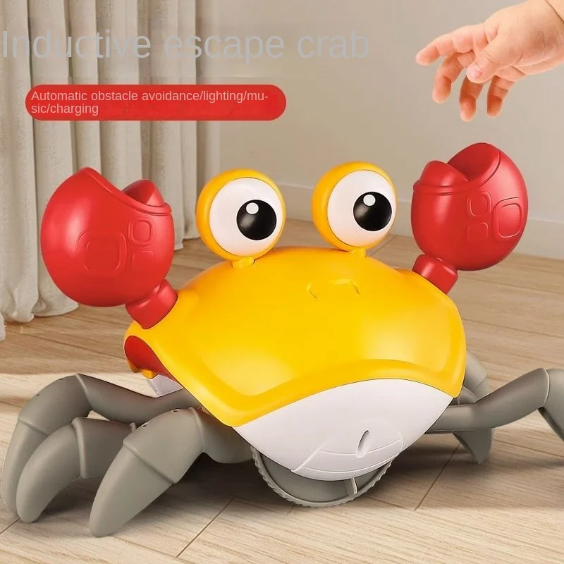 

Children's electric automatic induction crab 2-year-old baby toy boy and girl