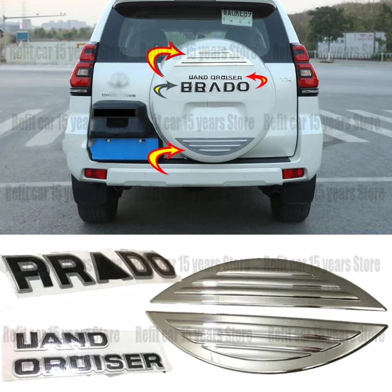 

Наклейка на заднюю крышку багажника для Toyota Land Cruiser Prado FJ150 2018 2019 2020 2021
