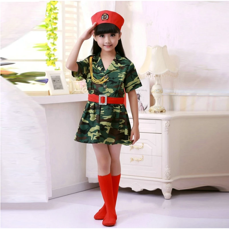 Military Little Girl Costume