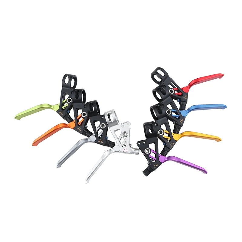 H & H Per Brompton Bicicletta Pieghevole In Lega Di Alluminio Cnc Maniglia Della Leva Del Freno Ultraleggera Per Supportare La Piccola Campana Origina