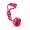 1pcs Dog Cotton Rope Toy Molar Bite Resistant Braided Rope Knot Toy Medium Large Hand Pull Toy Pet Random Color 4