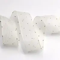 (5 Meters/pack) 4cm Bubble Pleated Tape Diamond Mesh Organza Ribbon Hair Bow Clothing Accessories Flowers Cakes Gift Packaging