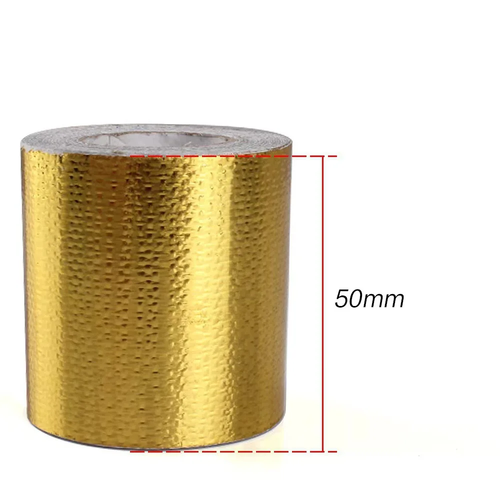 Fiberglass heat wrap tape Car Motorcycle Thermal Glass Fiber Effective Heat Reduction Exhaust Wrap High Temperature Resistance Pipe Header
