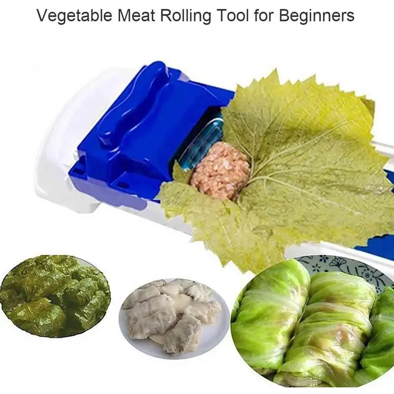 포도 잎 롤 머신, 야채 고기 롤 제작 도구, 초보자에게 적합, 매직 스시 롤 머신, DIY 포도 잎 롤러
