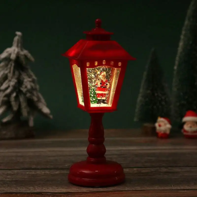 Christmas Decorations Wind Lamps Music Illuminated Night Light Santa Creative Ornaments Table Lamps Christmas Home Decoration 4