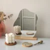 DIY Acrylic Shaped Makeup Mirror Office Home Desktop Decoration Frameless Makeup Mirror Cloud Shaped Retro Desktop Mirror ﻿ 1