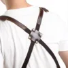 A015 Tool Apron Oil Wax Canvas With Leather Apron Gardening Aprons Tool Barbecue Barber Carpenter Painter Repairman's clothes 5