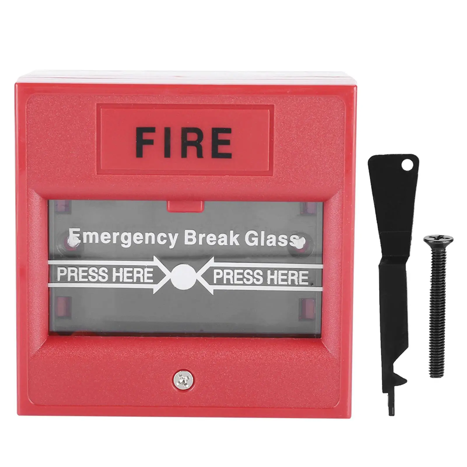 Emergency Exit Alarm Button Fire Escape Security Glass Break Switch