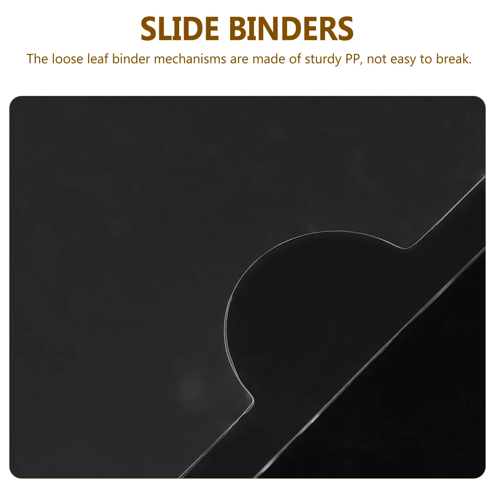 10Pcs 투명 프리젠 테이션 폴더 B5 슬라이딩 바 문서 홀더 클램프 (보고서, 이력서, 프로젝트, 서류, 교사, 회계사용)