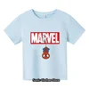Spiderman Cartoon Boys and Girls 3-14 Year Old Children's Printed T-shirt Children's Summer Short Sleeved Fashion T-shirt Top 2
