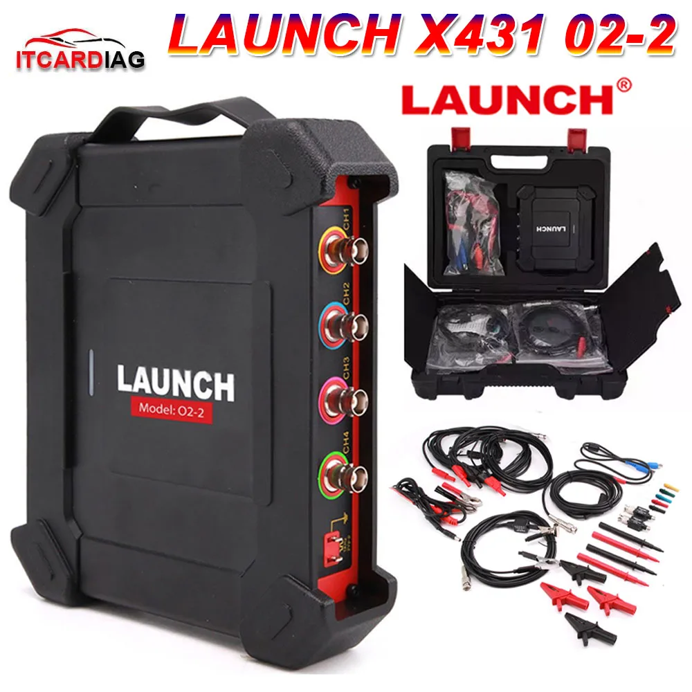 Lancio X431 O2-2 Scopebox 4 Canali 100Mhz Usb Dc Oscilloscopio Digitale Per X431 Pad Vii/Pad V/Pad Iii Per Strumento Diagnostico Obd