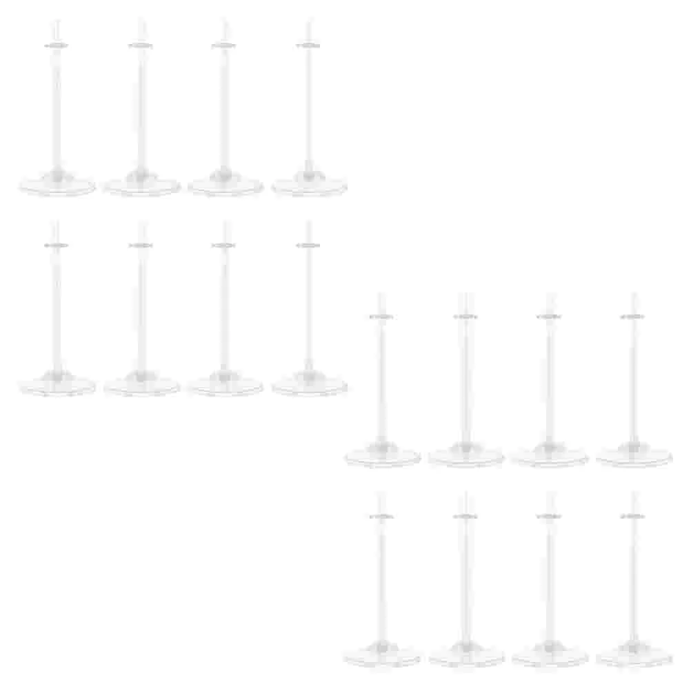 

16 Pcs Display Shelves Standing Rack Stands Show Holding Baby Practical Racks Figures Brackets