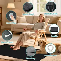 Tapis de mise à la terre pour lit, sommeil amélioré, réduit l'anxiété, inflamation, soulagement des maux de tête, coussin de matelas de mise à la terre avec cordon 3