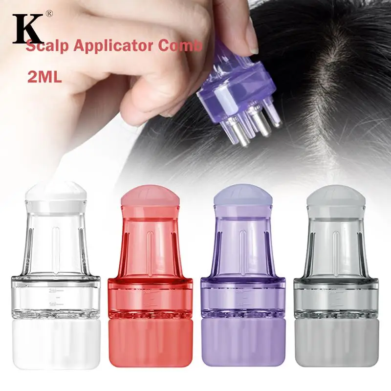 

1Pc Portable Scalp Applicator Liquid Comb For Hair Growth Serum Oil Nourish Mini Hair Roots Massage Medicine Comb Hair