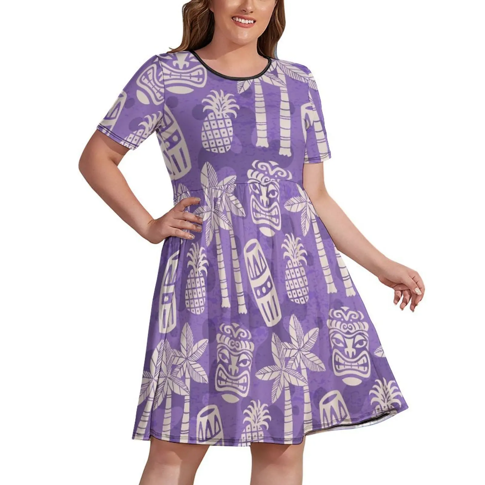 

Retro Mid Century Modern Tiki Pattern 227 Dress dress women summer 2024 summer dresses women 2024