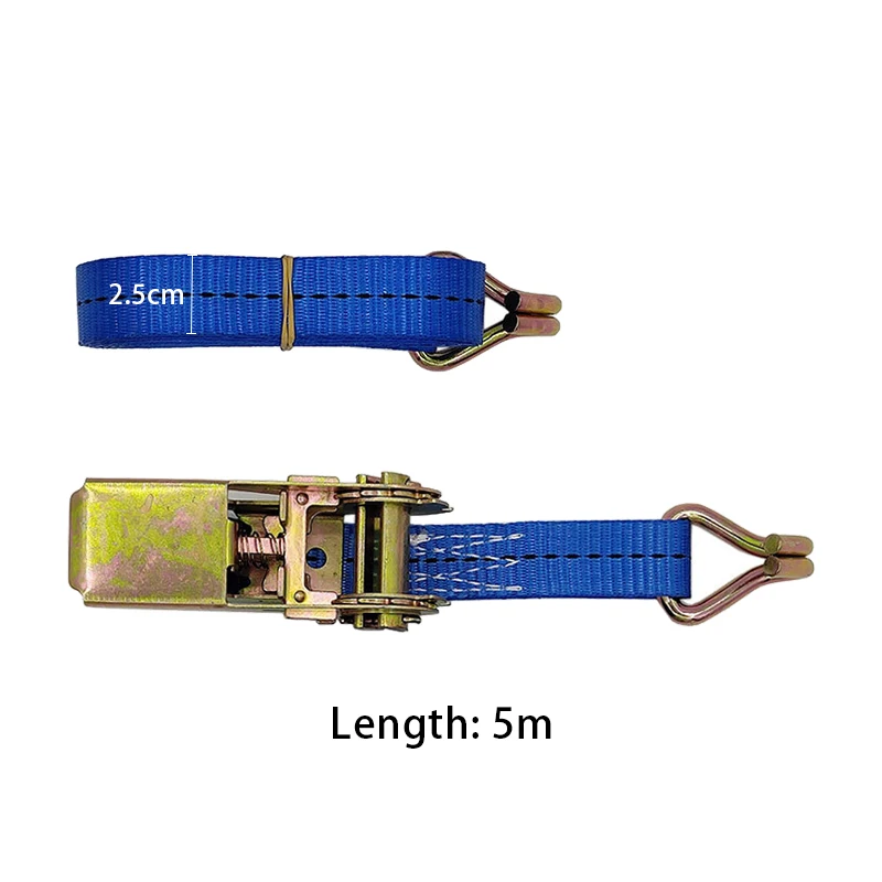 Car Motorcycle Lorry Lashing Cargo Strap Ratchet Belt Weaving 1Pcs 5M Wear Resistant With Metal Buckle Tie Down Polyester cargo straps,cargo tie down strap,tie down straps,lashing strap