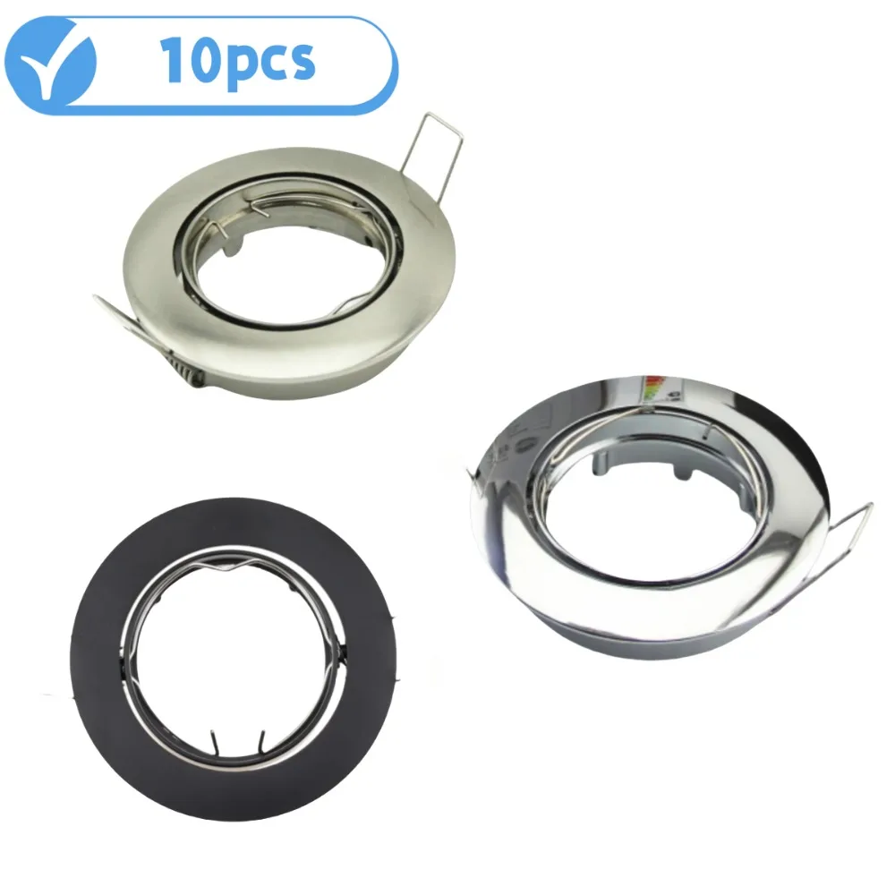 Gu10 Lamp Holder Gu10 Surface Downlight Frame Ceiling Light Fitting Spotlight Frame Housing Downlight  Zinc Alloy