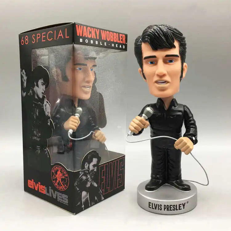 Elvis Presley Ro And Roll l of Fame Figurine Headbobber Collectible Ro Star Memorabilia  Brand King of Ro