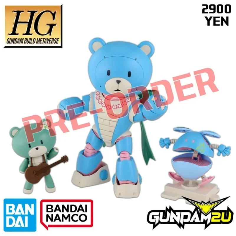 

G2UPO BANDAI HG 1/144 Beargguy Ohana & Aloharo Set - High Grade HGBM Gundam Build Metaverse Plastic Model Kit - Gundam2U