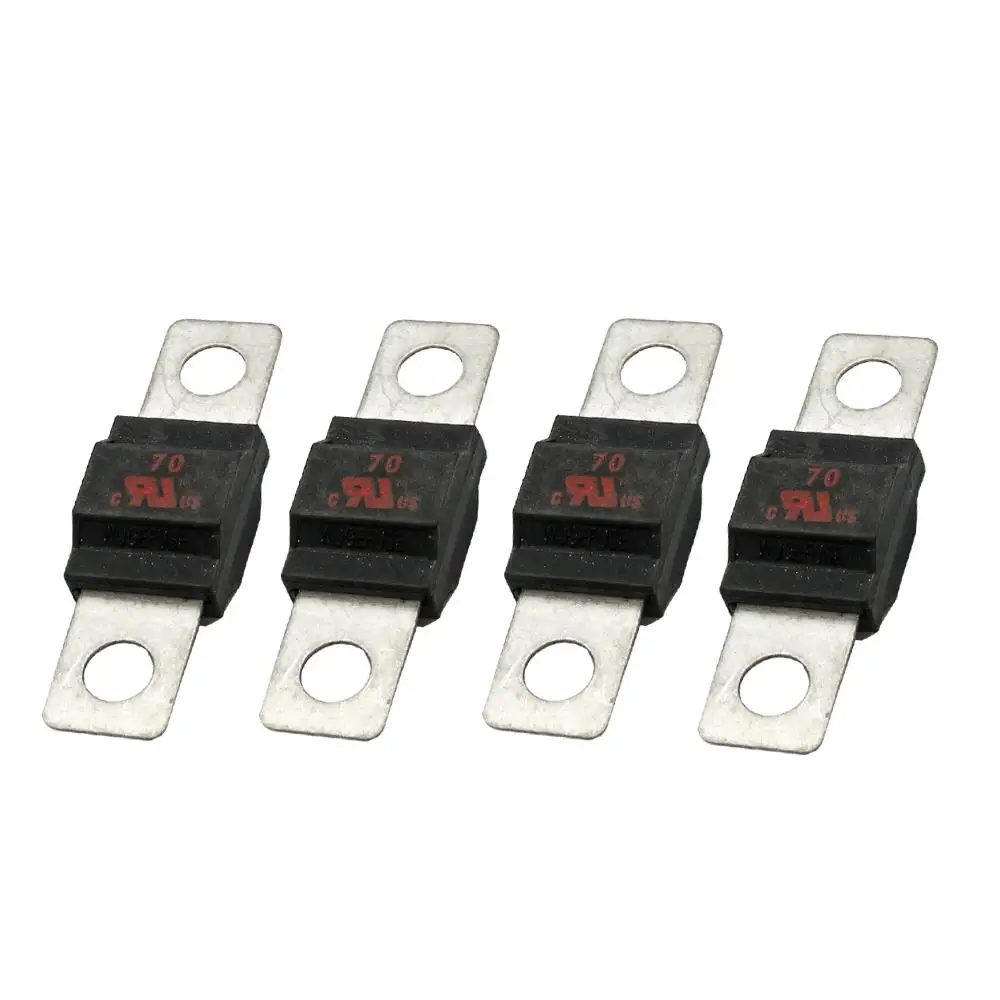 Trumpet Fork Plug Fuse 1Set 2PCS ANS 32V 40A 50A 60A 70A 80A 100A 125A 150A 200A Bolt Fixed Insurance ANS-8 Safety Plate Base