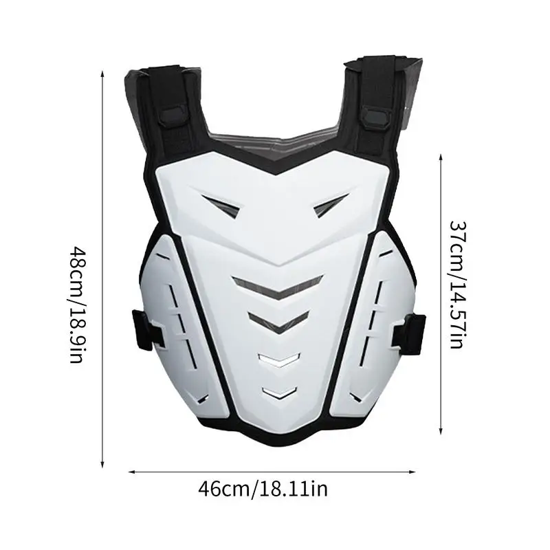 Motorcycle Guard Vest Skiing Waistcoat Adult Youth Chest Riding Vest Safety Equipment For Dirt Bikes Motorcycle Racing