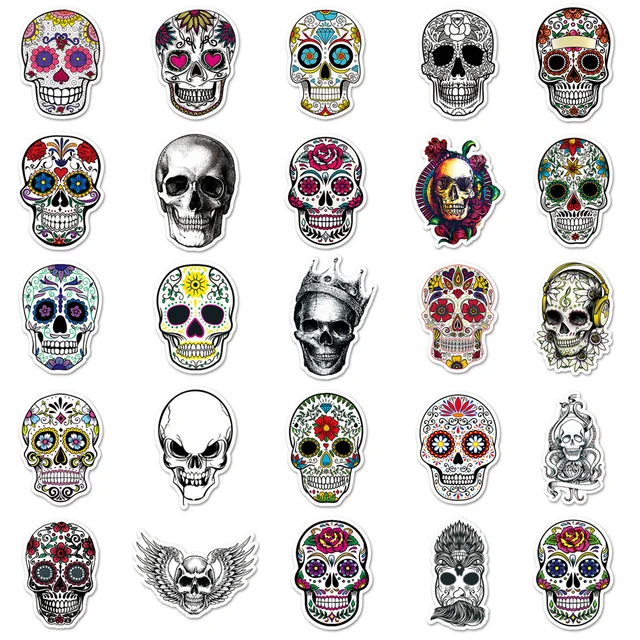 Journal intime garçon sugar skull tete de mort mexicain