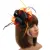 Women Ribbon Fascinator Hat with Headband and Clip, Feather Flower hat with Veil Kentucky Derby Cocktail Tea Party Headpiece 12