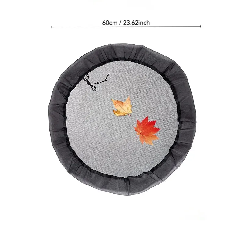 מגן לאיסוף מים עם מסך חבילה ומכסה רשת למיכל מים גשם