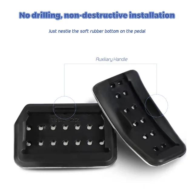 현대적인 주행을 위한 Futhope 자동차 풋 페달 패드 커버