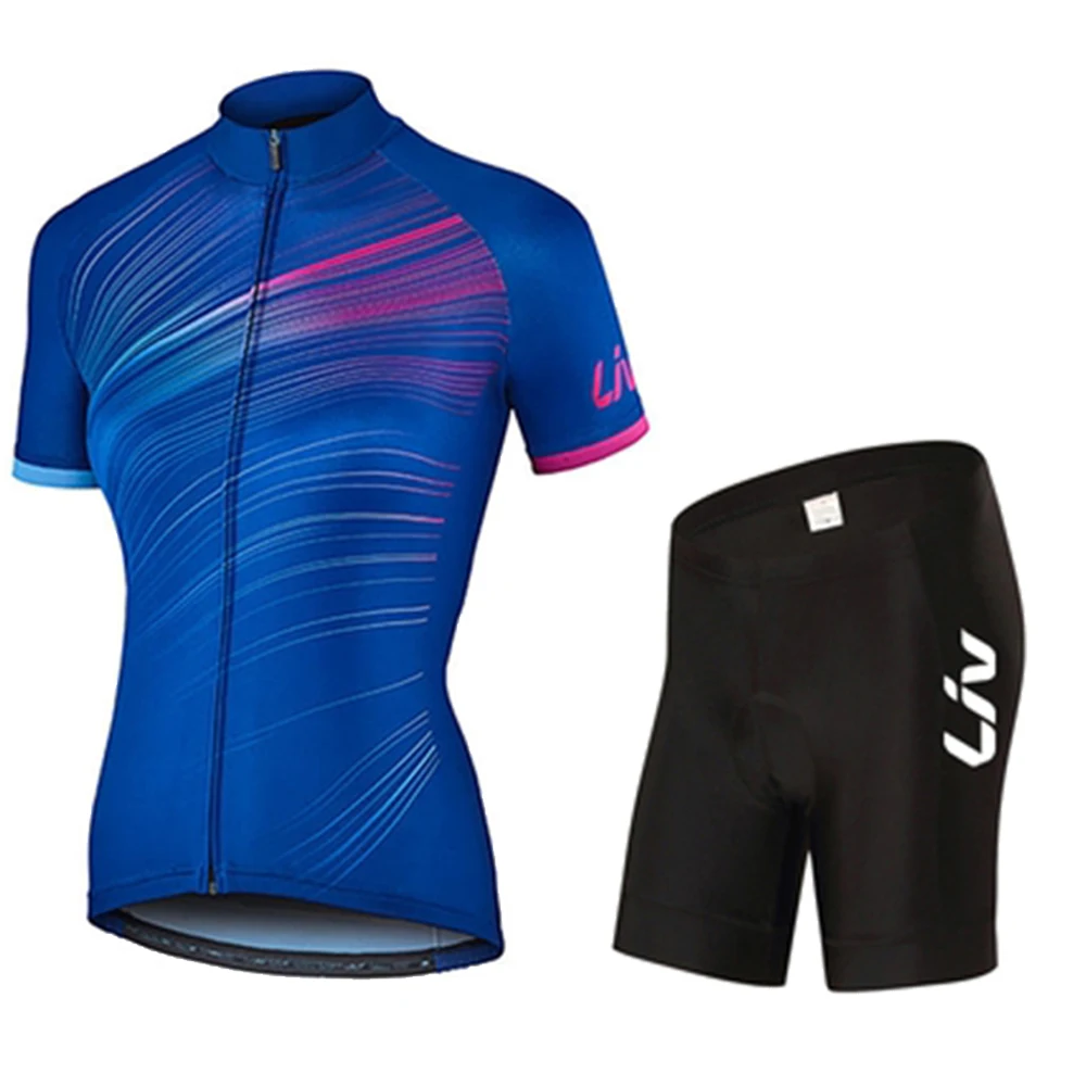 2025 Pro Team Women LIV Cycling Set Summer Women MTB Bike Cycling Clothing Bicycle Clothes Ropa Ciclismo Cycling Jersey Set 4