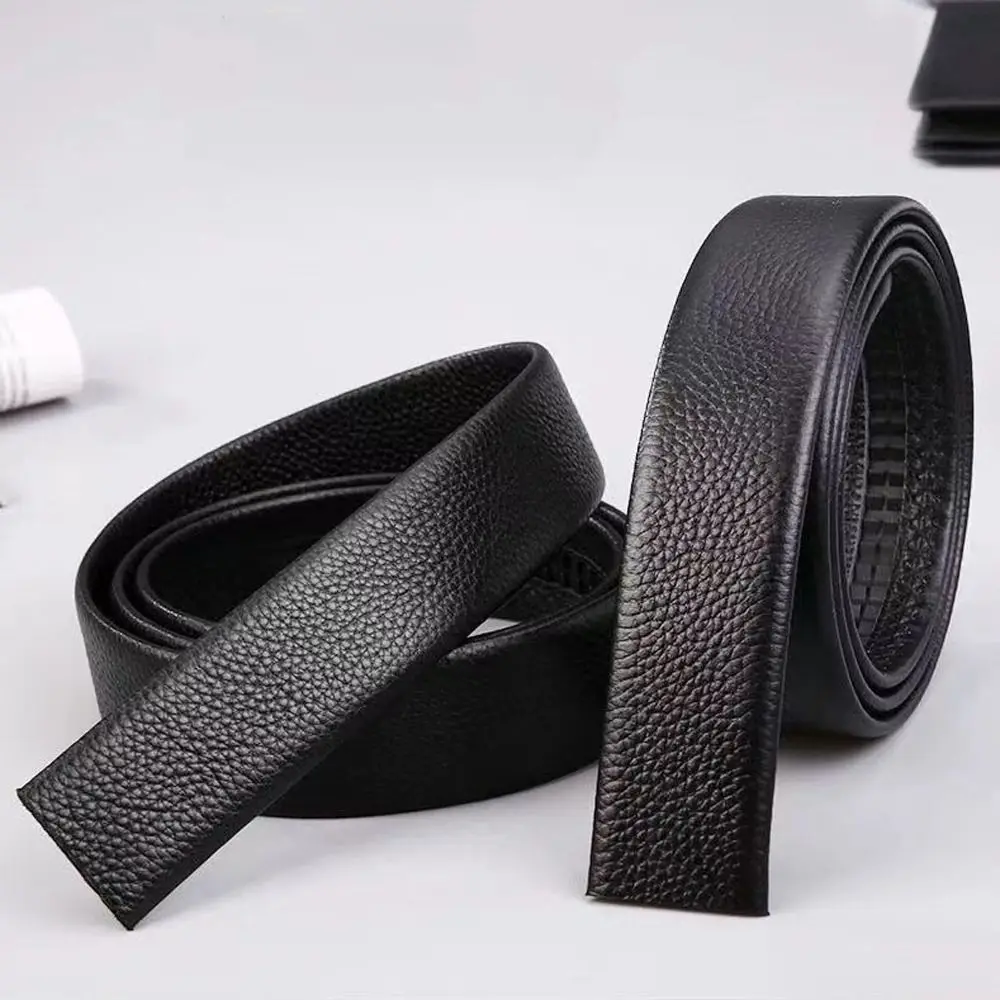 

Soft Casual Replacement Without Buckle 3.5cm Waistband Classic Waistband Leather Belt Non-porous Girdle