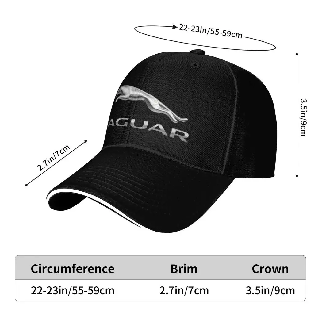 Casual Hats Hip Hop Hat Jaguar-Baseball Cap Adjustable Trucker Hat for Men & Women