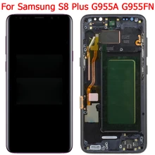 Écran tactile LCD Original de remplacement pour Samsung Galaxy S8 Plus avec cadre noir 6.2 