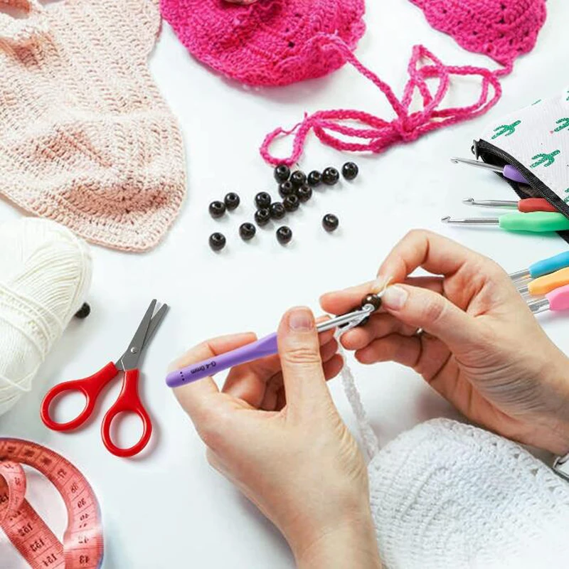 52 piece crochet Set Soft Grip Crochet Treatment Knitting needle kit DIY hand knitting art tools