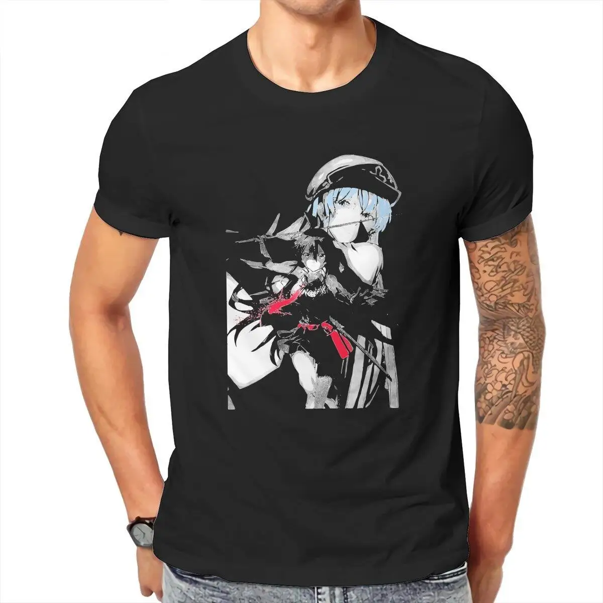 

Enemy of the Empire Men T Shirts Akame Ga Kill Fun Tee Shirt Short Sleeve O Neck T-Shirts Cotton Unique Clothes