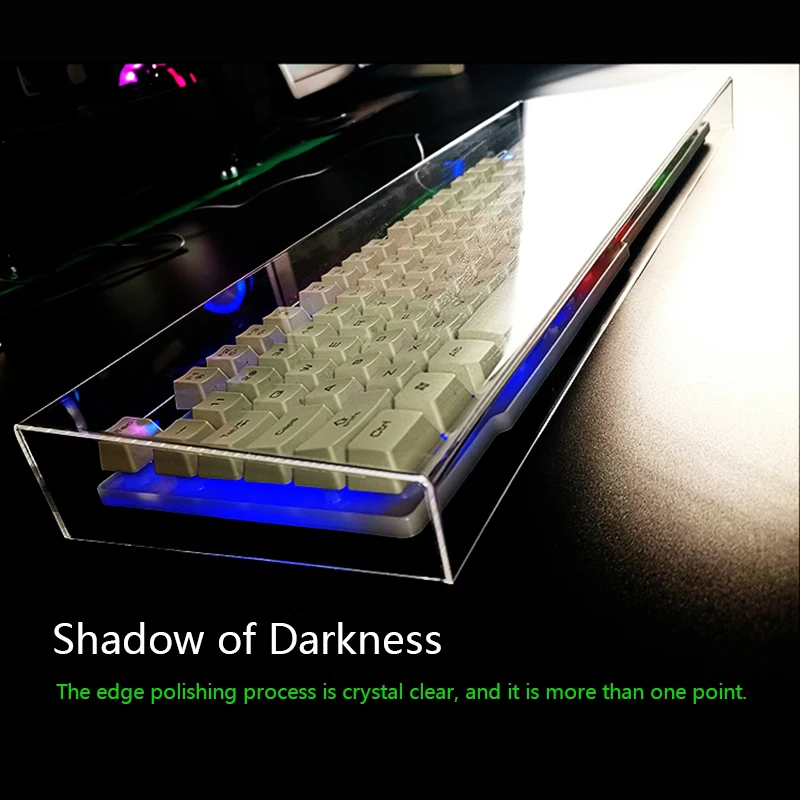 75% акриловый чехол для механической клавиатуры GK61 SK61 SK64 Anne Pro2 чехлы игровых