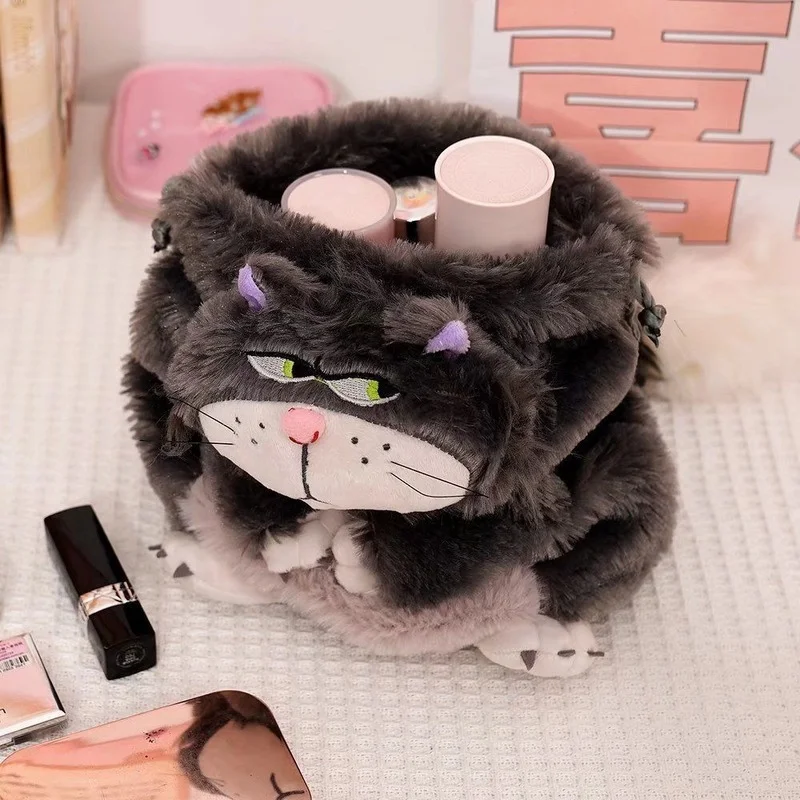 Anime Gifts For Girls Plush Lucifer Cat Doll Bag Ugly-Cute