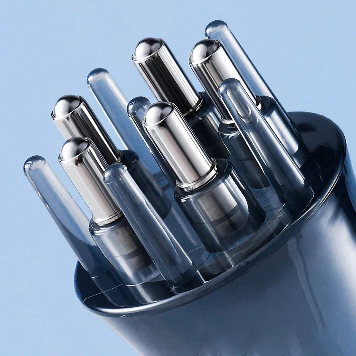 1Pcs Scalp Applicator Mini Portable Head Massager Roller Ball Brush Hair Growth Essential Oil Medicine Liquid Applicator