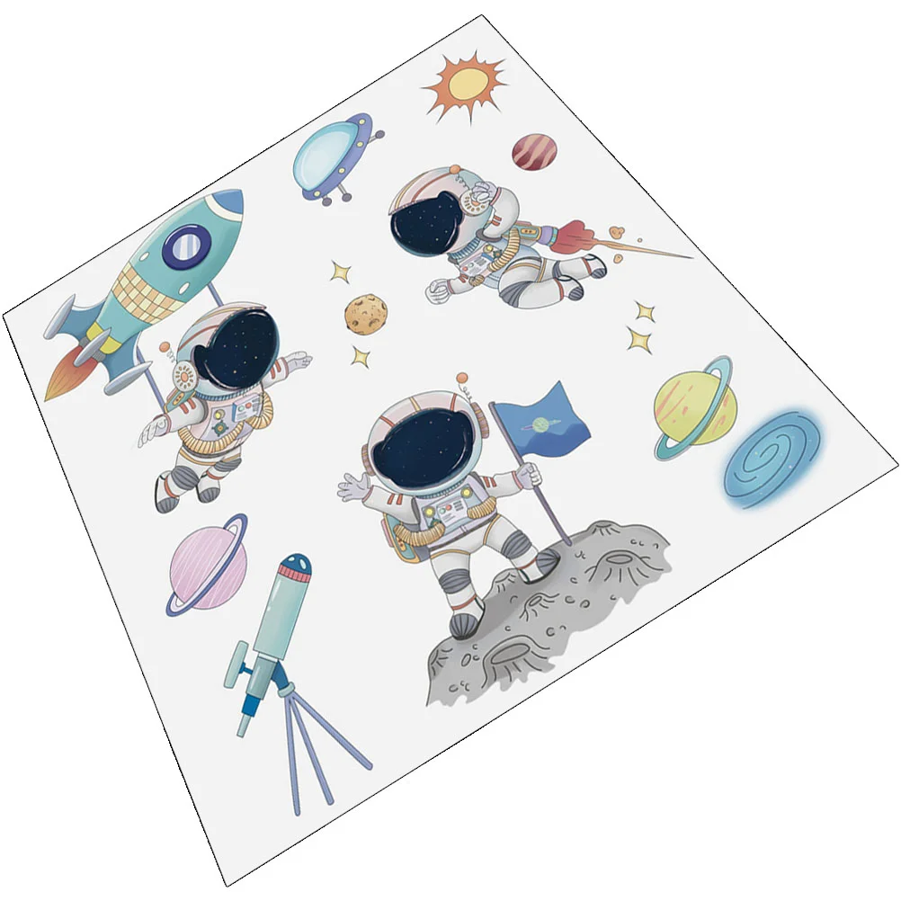 

Space Astronaut Wall Decoration Cartoon Sticker Cartoon Decals Kids Room Decoration