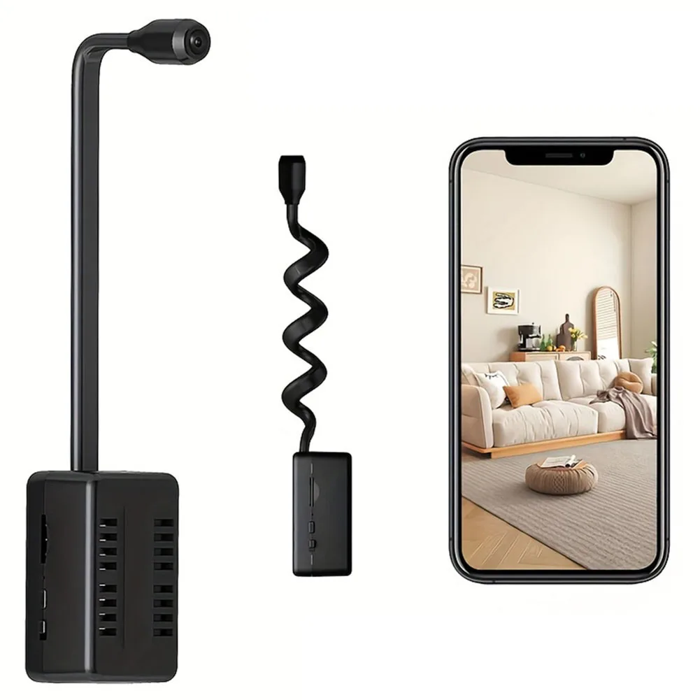 Mini WiFi Camera with Motion Detection Security Camera Wireless Nanny Cam for Home Indoor Baby Dog Cat